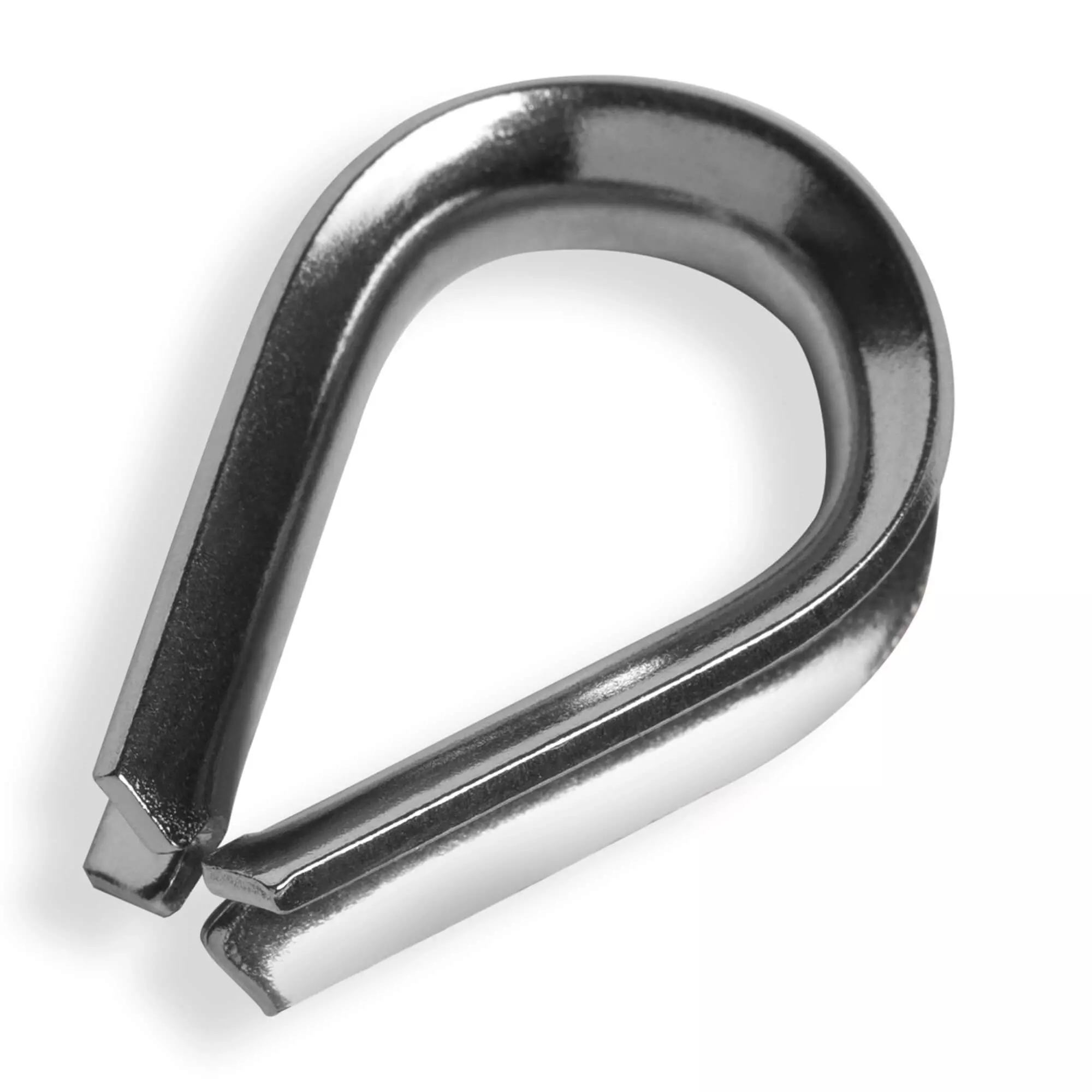 Guardacabo de cable de acero inoxidable de 2 mm (20 piezas) A4 AISI316 Guardacabo de cable inoxidable Guardacabo de cable de acero