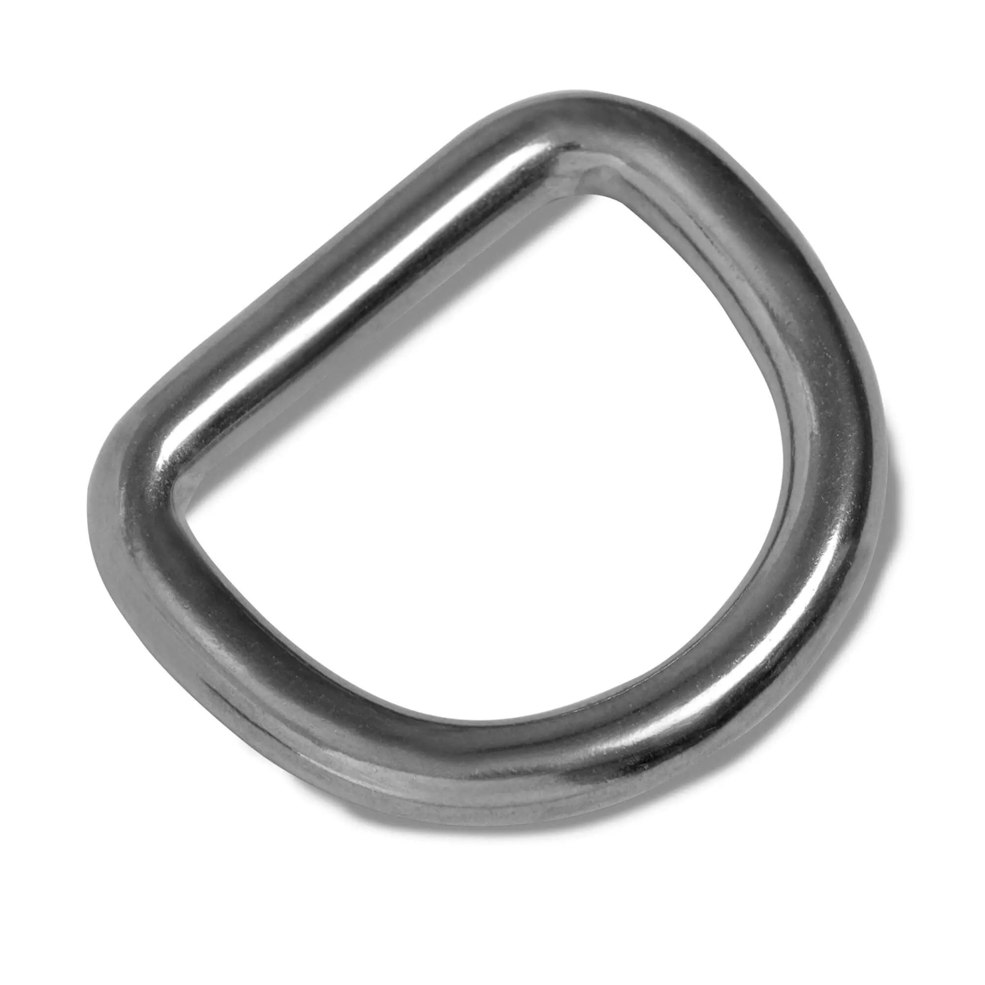 D-ringar 20mm x 4mm svetsat rostfritt stål AISI 316 (V4A) (10 st) D-ring halvring D-ring