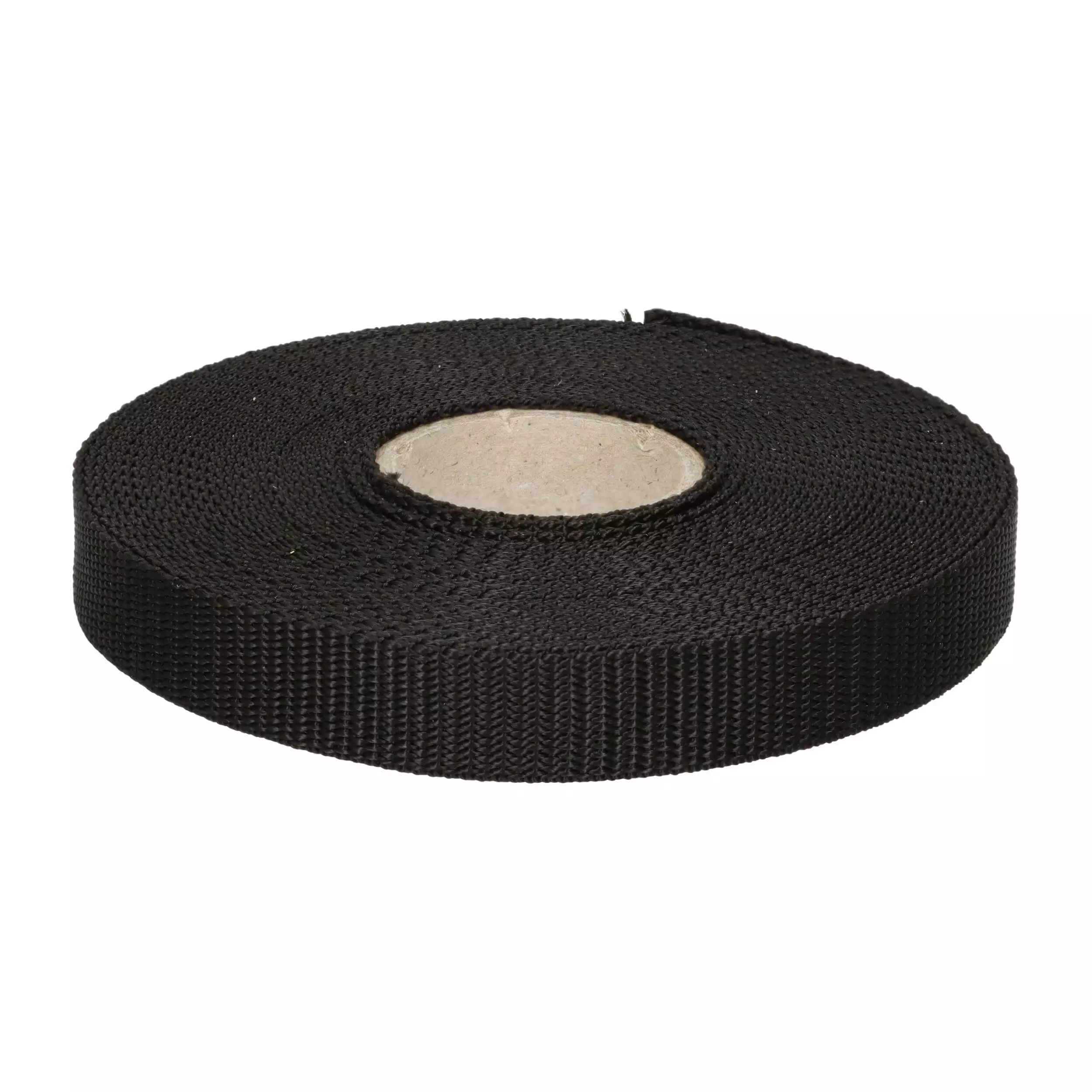 Band 20 mm bred, 1,6 mm tjock PP Polypropylen Svart Rivstyrka 200 kg (10 meter) Tillverkad i Tyskland, Påse band