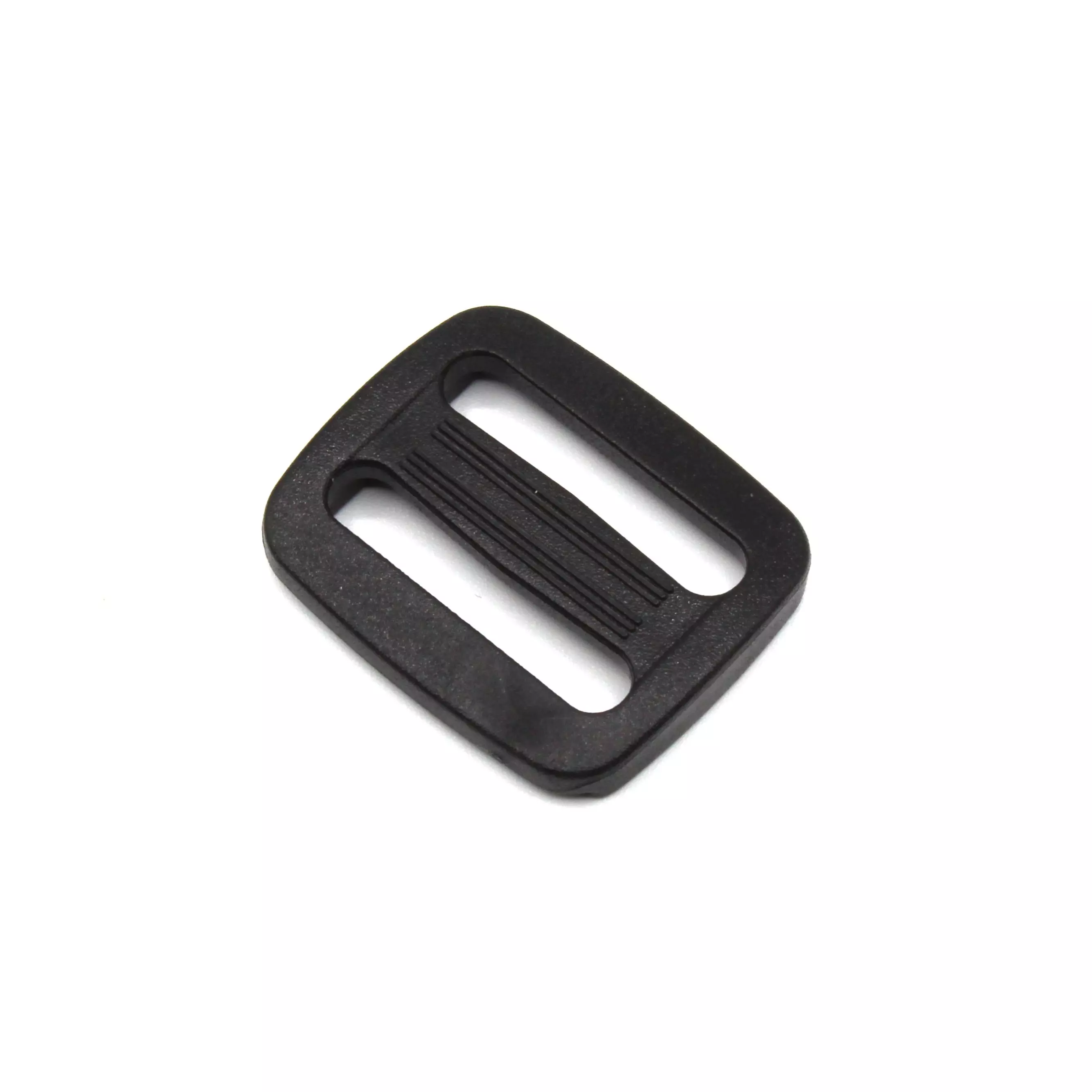 Spännband 20mm Svart Typ C POM Acetal (10 st) Ladder spänne Regulator Adjuster slider Stopper Strap adjuster